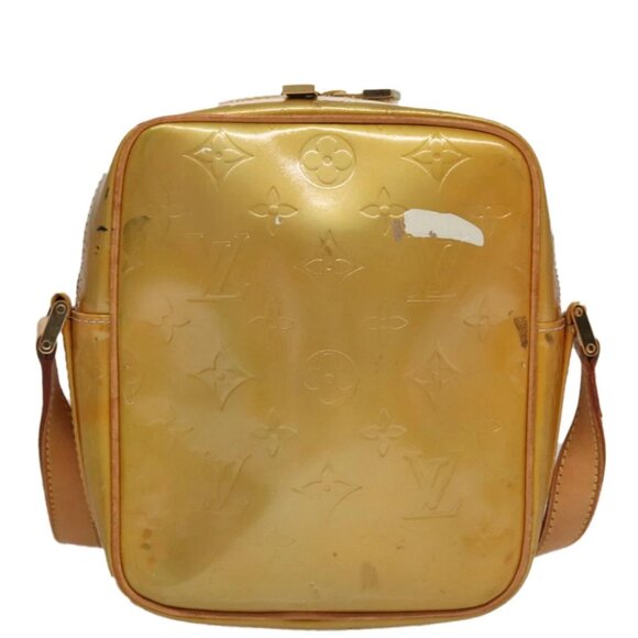 LOUIS VUITTON Monogram Vernis Wooster Shoulder Bag Gris M91036 LV Auth 110001 - Picture 3 of 15